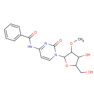 CAS No:52571-45-6 N-[1-[(2R,3R,4R,<br />5R)-4-hydroxy-5-(hydroxymethyl)-3-methoxyoxolan-2-yl]-2-oxopyrimidin-4-<br />yl]benzamide