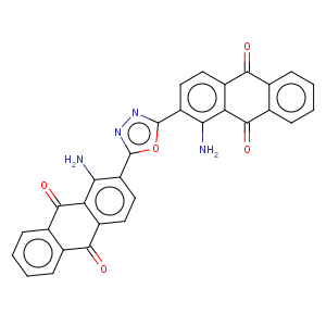 CAS No:52591-25-0 2,2'-(1,3,4-oxadiazole-2,5-diyl)bis[1-aminoanthraquinone]