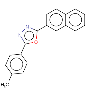 CAS No:52596-89-1 2-(4-methylphenyl)-5-(naphthalen-2-yl)-1,3,4-oxadiazole