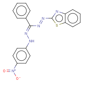 CAS No:52644-49-2 5-(2-benzothiazolyl)-1-(4-nitrophenyl)-3-phenylformazan