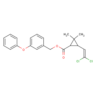 CAS No:52645-53-1 (3-phenoxyphenyl)methyl<br />3-(2,2-dichloroethenyl)-2,2-dimethylcyclopropane-1-carboxylate