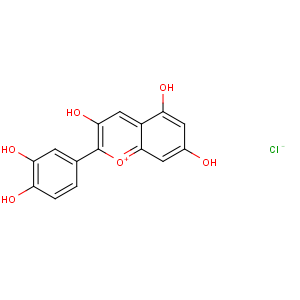 CAS No:528-58-5 2-(3,4-dihydroxyphenyl)chromenylium-3,5,7-triol