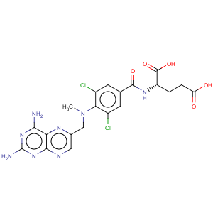 CAS No:528-74-5 L-Glutamic acid,N-[3,5-dichloro-4-[[(2,4-diamino-6-pteridinyl)methyl]methylamino]benzoyl]-