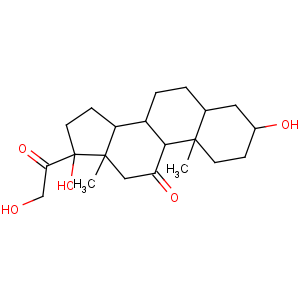 CAS No:53-05-4 (3R,5R,8S,9S,10S,13S,14S,17R)-3,17-dihydroxy-17-(2-hydroxyacetyl)-10,<br />13-dimethyl-2,3,4,5,6,7,8,9,12,14,15,<br />16-dodecahydro-1H-cyclopenta[a]phenanthren-11-one