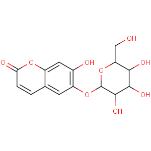 CAS No:531-75-9 7-hydroxy-6-[(2S,3R,4S,5S,6R)-3,4,<br />5-trihydroxy-6-(hydroxymethyl)oxan-2-yl]oxychromen-2-one