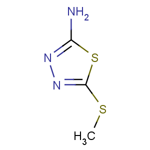 CAS No:5319-77-7 5-methylsulfanyl-1,3,4-thiadiazol-2-amine