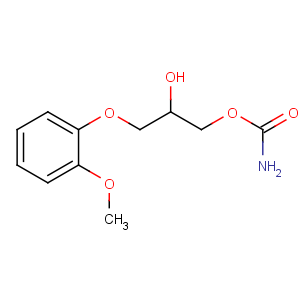 CAS No:532-03-6 [2-hydroxy-3-(2-methoxyphenoxy)propyl] carbamate