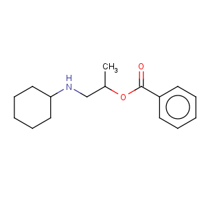 CAS No:532-77-4 2-Propanol,1-(cyclohexylamino)-, 2-benzoate