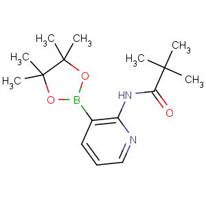 CAS No:532391-30-3 2,2-dimethyl-N-[3-(4,4,5,5-tetramethyl-1,3,<br />2-dioxaborolan-2-yl)pyridin-2-yl]propanamide