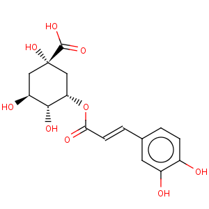CAS No:534-61-2 Cyclohexanecarboxylicacid, 3-[[3-(3,4-dihydroxyphenyl)-1-oxo-2-propen-1-yl]oxy]-1,4,5-trihydroxy-,(1S,3R,4S,5R)-