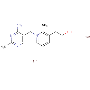 CAS No:534-64-5 Pyridinium,1-[(4-amino-2-methyl-5-pyrimidinyl)methyl]-3-(2-hydroxyethyl)-2-methyl-,bromide, hydrobromide (1:1:1)