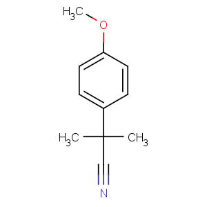 CAS No:5351-07-5 2-(4-methoxyphenyl)-2-methylpropanenitrile