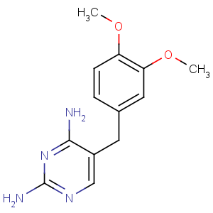 CAS No:5355-16-8 5-[(3,4-dimethoxyphenyl)methyl]pyrimidine-2,4-diamine