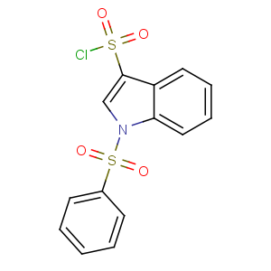 CAS No:535930-73-5 1-(benzenesulfonyl)indole-3-sulfonyl chloride