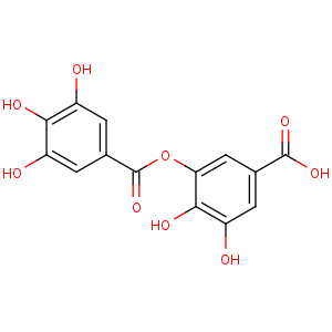 CAS No:536-08-3 3,4-dihydroxy-5-(3,4,5-trihydroxybenzoyl)oxybenzoic acid