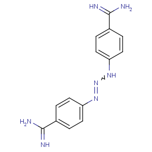 CAS No:536-71-0 4-[2-(4-carbamimidoylphenyl)iminohydrazinyl]benzenecarboximidamide