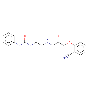 CAS No:53671-71-9 Urea,N-[2-[[3-(2-cyanophenoxy)-2-hydroxypropyl]amino]ethyl]-N'-phenyl-