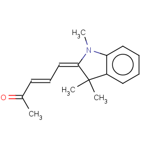 CAS No:53704-20-4 3-Penten-2-one,5-(1,3-dihydro-1,3,3-trimethyl-2H-indol-2-ylidene)-