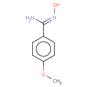 CAS No:5373-87-5 Benzenecarboximidamide,N-hydroxy-4-methoxy-