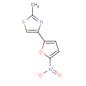 CAS No:53757-29-2 2-methyl-4-(5-nitrofuran-2-yl)-1,3-thiazole
