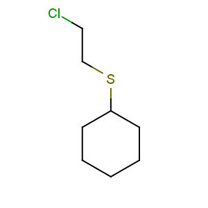 CAS No:53787-05-6 2-CHLOROETHYL CYCLOHEXYL SULPHIDE