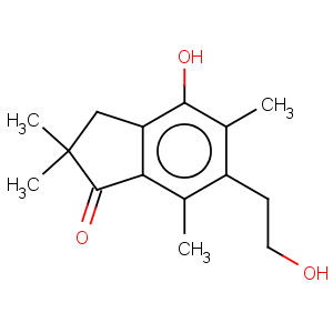 CAS No:53823-02-2 1H-Inden-1-one,2,3-dihydro-4-hydroxy-6-(2-hydroxyethyl)-2,2,5,7-tetramethyl-