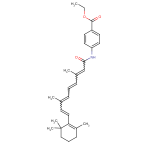 CAS No:53839-71-7 ethyl<br />4-[[(2E,4E,6E,8E)-3,7-dimethyl-9-(2,6,6-trimethylcyclohexen-1-yl)nona-2,<br />4,6,8-tetraenoyl]amino]benzoate
