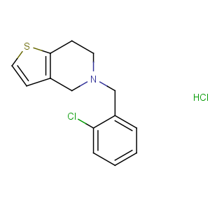 CAS No:53885-35-1 5-[(2-chlorophenyl)methyl]-6,7-dihydro-4H-thieno[3,<br />2-c]pyridine