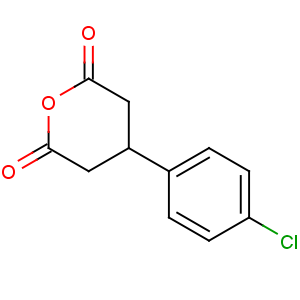 CAS No:53911-68-5 4-(4-chlorophenyl)oxane-2,6-dione