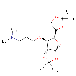 CAS No:53914-14-0 a-D-Glucofuranose,3-O-[3-(dimethylamino)propyl]-1,2:5,6-bis-O-(1-methylethylidene)-