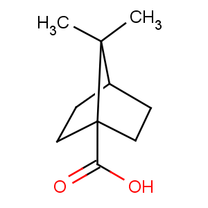 CAS No:5394-83-2 1,3-Cyclopentanedicarboxylicacid, 1,2,2-trimethyl-, (1R,3S)-rel-