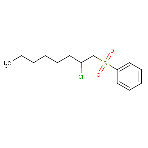 CAS No:5398-14-1 Benzene,[(2-chlorooctyl)sulfonyl]-