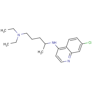 CAS No:54-05-7 4-N-(7-chloroquinolin-4-yl)-1-N,1-N-diethylpentane-1,4-diamine