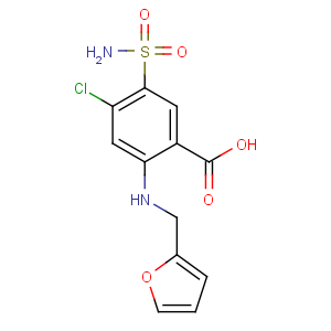 CAS No:54-31-9 4-chloro-2-(furan-2-ylmethylamino)-5-sulfamoylbenzoic acid