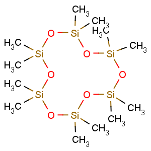 CAS No:540-97-6 2,2,4,4,6,6,8,8,10,10,12,12-dodecamethyl-1,3,5,7,9,11-hexaoxa-2,4,6,8,<br />10,12-hexasilacyclododecane