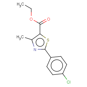 CAS No:54001-12-6 5-Thiazolecarboxylicacid, 2-(4-chlorophenyl)-4-methyl-, ethyl ester