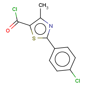 CAS No:54001-22-8 5-Thiazolecarbonylchloride, 2-(4-chlorophenyl)-4-methyl-