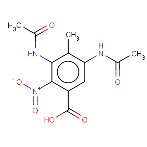 CAS No:54002-30-1 Benzoic acid,3,5-bis(acetylamino)-4-methyl-2-nitro-