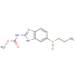 CAS No:54029-12-8 methyl N-(6-propylsulfinyl-1H-benzimidazol-2-yl)carbamate