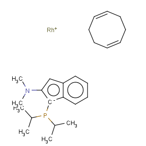 CAS No:540492-55-5 3-Di-i-propylphosphoranylidene-2-(N,N-dimethylamino)-1H-indene(1,5-cyclooctadiene)rhodium(I)