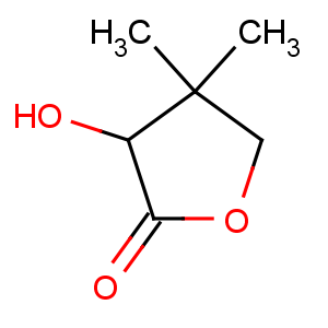 CAS No:5405-40-3 (3S)-3-hydroxy-4,4-dimethyloxolan-2-one