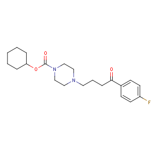 CAS No:54063-38-6 cyclohexyl 4-[4-(4-fluorophenyl)-4-oxobutyl]piperazine-1-carboxylate
