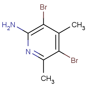 CAS No:5407-86-3 3,5-dibromo-4,6-dimethylpyridin-2-amine