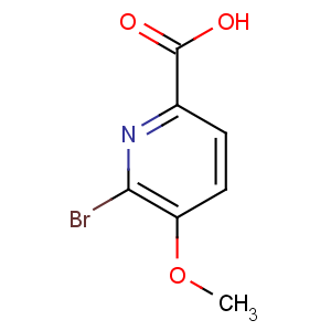 CAS No:54232-43-8 6-bromo-5-methoxypyridine-2-carboxylic acid
