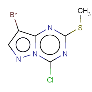 CAS No:54346-33-7 Pyrazolo[1,5-a]-1,3,5-triazine, 8-bromo-4-chloro-2-(methylthio)-