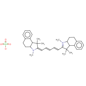 CAS No:54389-98-9 4,5:4',5'-Dibenzo-1,1',3,3,3',3'-hexamethylindadicarbocyanine perchlorate