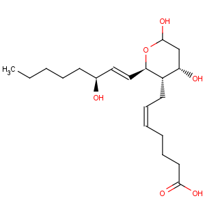 CAS No:54397-85-2 5-Heptenoic acid,7-[(2R,3S,4S)-tetrahydro-4,6-dihydroxy-2-[(1E,3S)-3-hydroxy-1-octen-1-yl]-2H-pyran-3-yl]-,(5Z)-