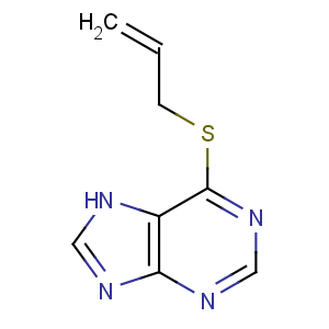 CAS No:5443-88-9 9H-Purine,6-(2-propen-1-ylthio)-