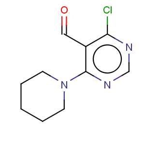 CAS No:54503-93-4 4-chloro-6-piperidino-5-pyrimidinecarbaldehyde