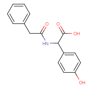 CAS No:54582-01-3 (2R)-2-(4-hydroxyphenyl)-2-[(2-phenylacetyl)amino]acetic acid